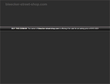 Tablet Screenshot of bleecker-street-shop.com